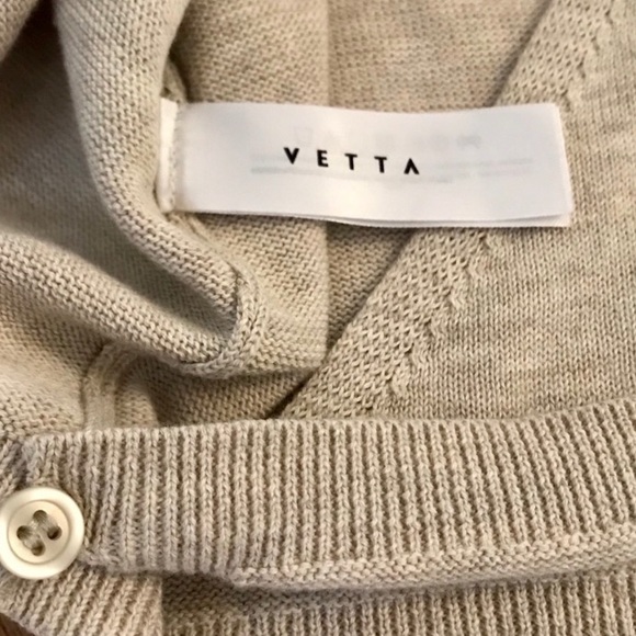VETTA | Capsule Sand Classic Wrap Sweater - Picture 10 of 10